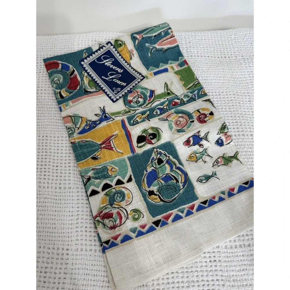 D. Stevens tea towel